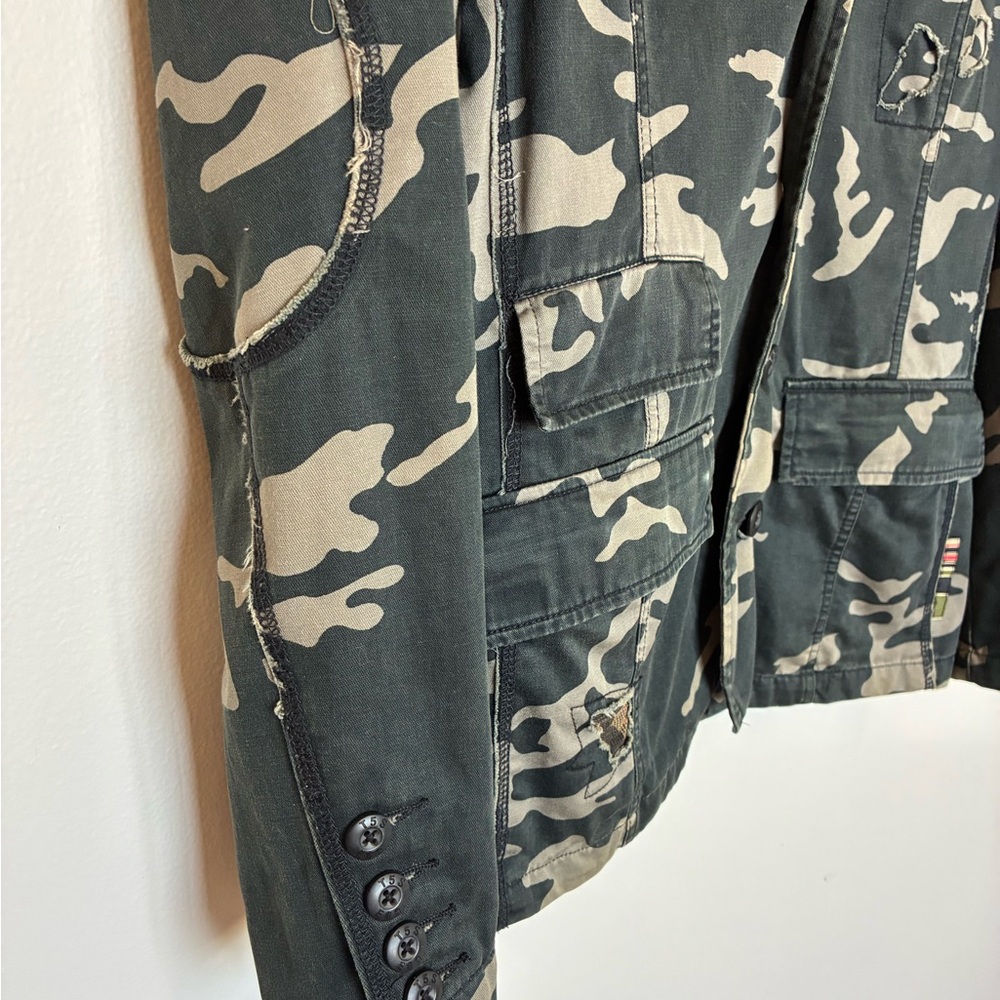 Triple Five Soul Camouflage Military Style Jacket - Picture 3 of 16
